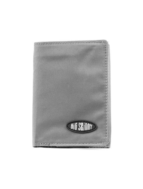 Big Skinny Men's Tri-Fold Slim Wallet, Holds Up to 25 Cards