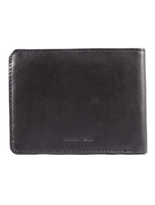 Big Skinny Men's L-Fold Passcase Leather Slim Wallet, Holds Up to 30 Cards