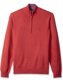 Men's Premium Essentials Quarter Zip Solid 12 Gauge Sweater