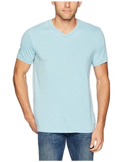 Men's Short Sleeve Venice Burnout V Neck Tee