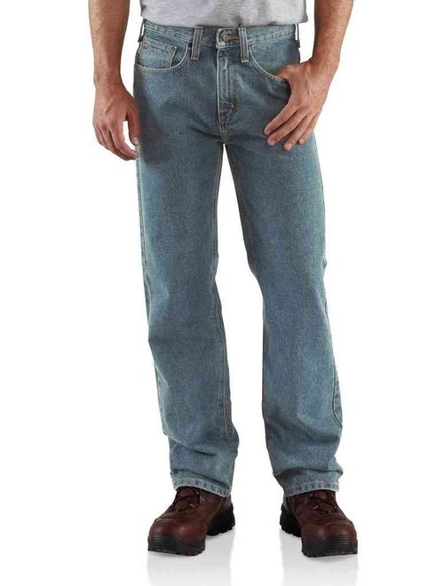 Carhartt Men's Relaxed Straight Denim Five Pocket Jean B460