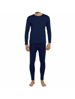 ViCherub Men's Thermal Underwear Set Fleece Lined Long Johns Winter Base Layer Top & Bottom Sets for Men