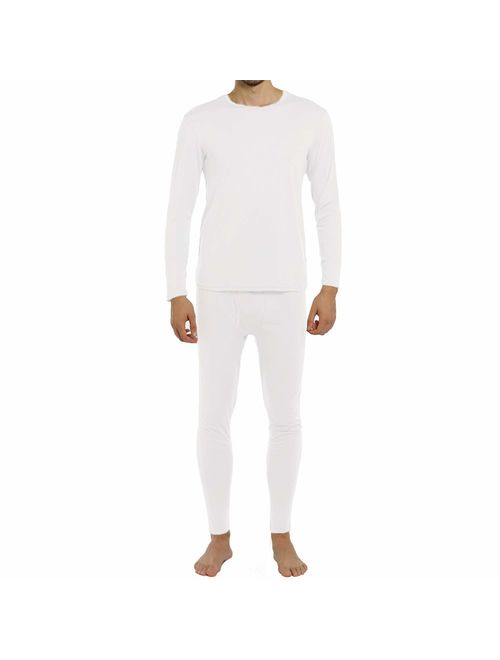 ViCherub Men's Thermal Underwear Set Fleece Lined Long Johns Winter Base Layer Top & Bottom Sets for Men