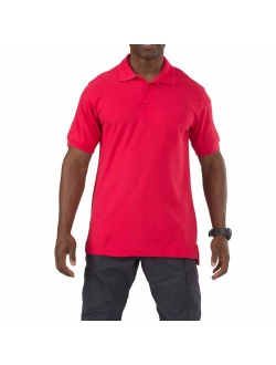 5.11 Tactical Utility Short Sleeve Polo Shirt, Poly-Cotton Fabric, Wrinkle Resistant, Style 41180