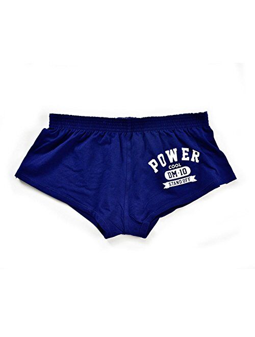 D.M Men's Underwear Boxer Trunks Sexy Low Rise Cut Fashion Sports Style