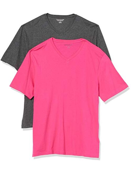 Amazon Essentials Men's 2-Pack Loose-fit V-Neck T-Shirt