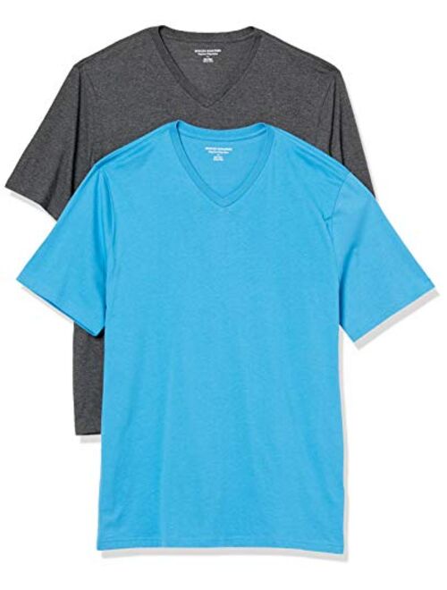 Amazon Essentials Men's 2-Pack Loose-fit V-Neck T-Shirt