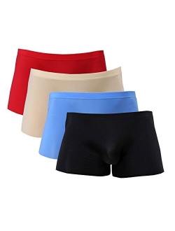 Yateen Men's Traceless Underwear Ice Silk Boxer Brief