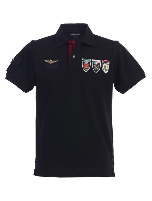 Gioberti Yacht Club Mens Pique Polo Shirt