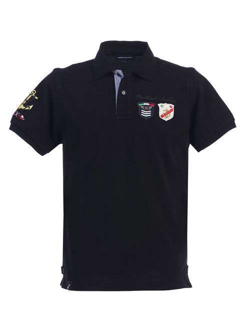 Gioberti Yacht Club Mens Pique Polo Shirt