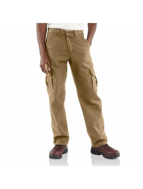 Full Blue Men's 100% Cotton Big and Tall Cargo Pants