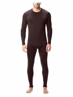 Men's Thermal Underwear Long John Set Fleece Lined Base Layer Top and Bottom M11