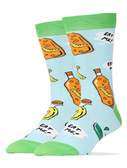 OoohYeah Men's Bob Ross Novelty Funny Socks Christmas