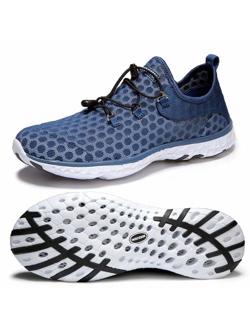 MOERDENG Men's Quick Drying Water Shoes Lightweight Aqua Shoes for Sports Outdoor Beach Pool Exercise