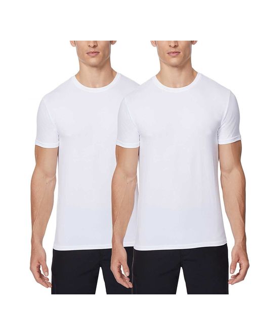 32 DEGREES Cool Mens 2 Pack Short Sleeve Crew Neck