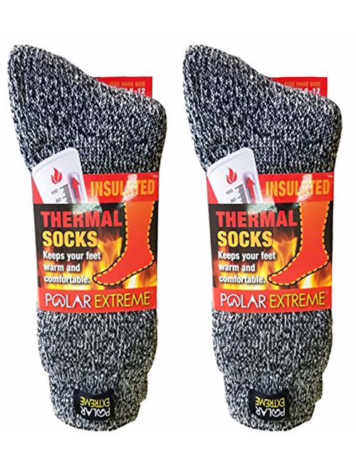 Polar Extreme Men's Thermal Sock Pack of 2