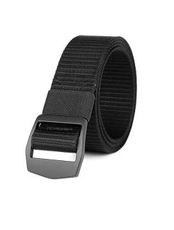 JASGOOD Tactical Heavy Duty Reinforced Nylon Belt for Men Adjustable Military Webbing Belt Strap with Metal Buckle