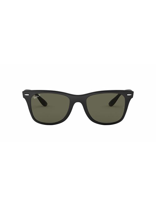 Ray-Ban Mens Wayfarer Liteforce Sunglasses (RB4195 52) Peek