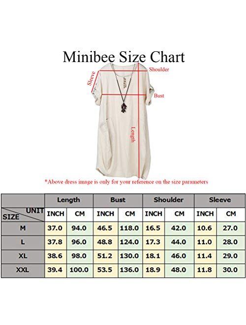 Minibee Women's Ruffle Oversize Casual Midi Dresses with Pockets