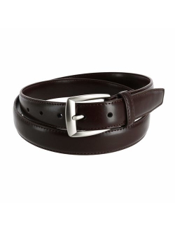 CTM Men's Leather 1 1/4 inch Basic Dress Belt