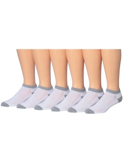 James Fiallo Men's 6-Pairs Low Cut Athletic Sport Socks