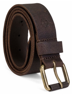 Men's Leather Adjustable Buckle Belt 40mm