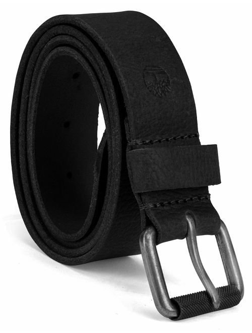 Timberland Men's Leather Adjustable Buckle Belt 40mm