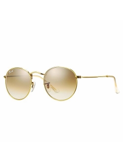 Pro Acme PA3447 Classic Crystal Glass Lens Retro Round Metal Sunglasses,50mm