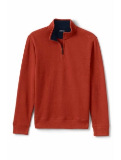 Men's Bedford Quarter Zip Rib Pullover Sweater