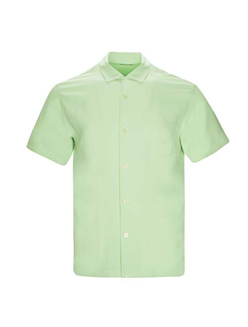 Havana Breeze Men's Short Sleeve Wrinkle Resistant Easy Care Shirts