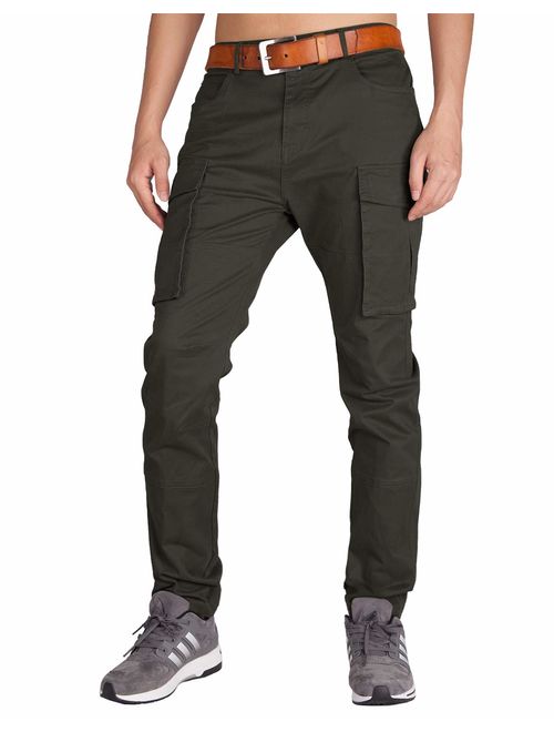 ITALY MORN Men's Survivor Casual Cargo Pant Relaxed Fit Military Outdoor