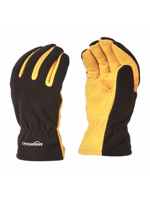 AmazonBasics Cold Proof Thermal Insulated Winter Work Gloves