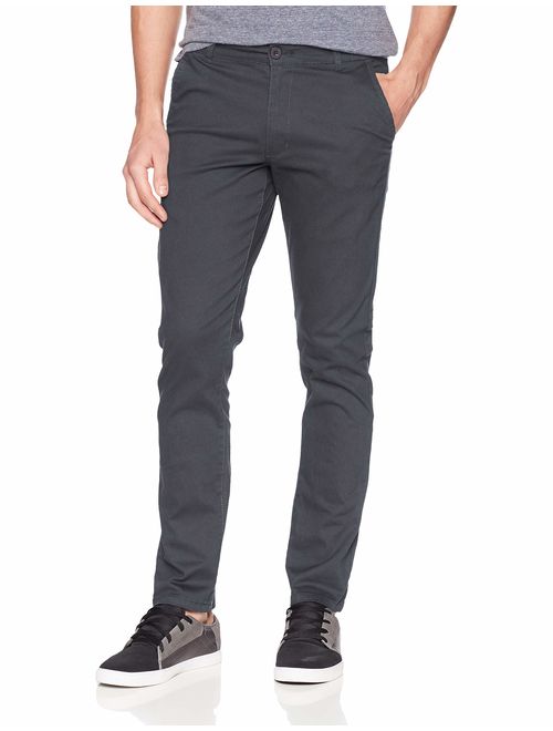 WT02 Men's Long Basic Stretch Skinny Chino Pant