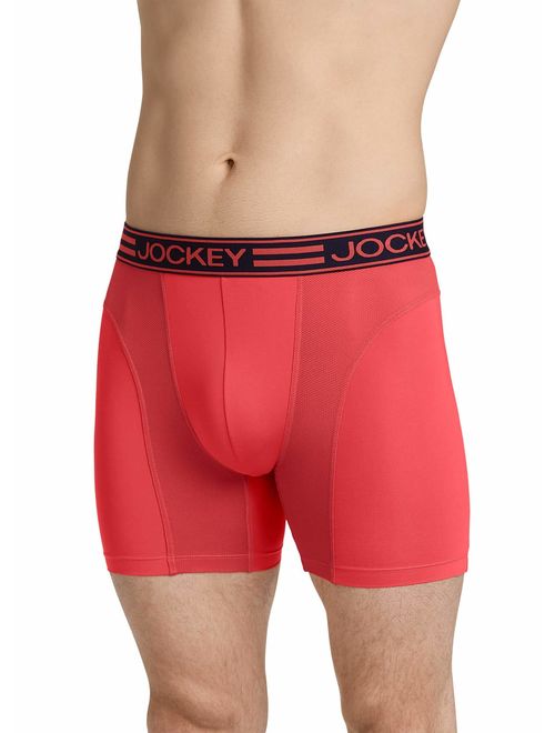 Jockey Men's Underwear Sport Cooling Mesh Performance Boxer Brief