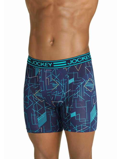 Jockey Men's Underwear Sport Cooling Mesh Performance Boxer Brief