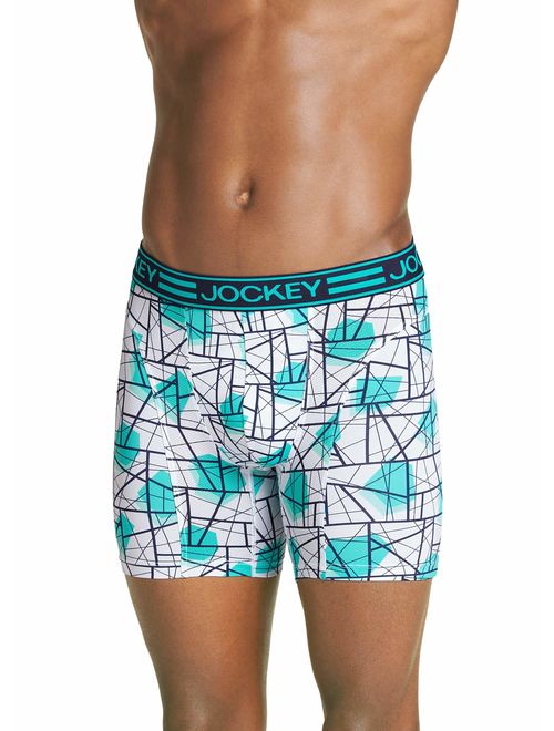 Jockey Men's Underwear Sport Cooling Mesh Performance Boxer Brief