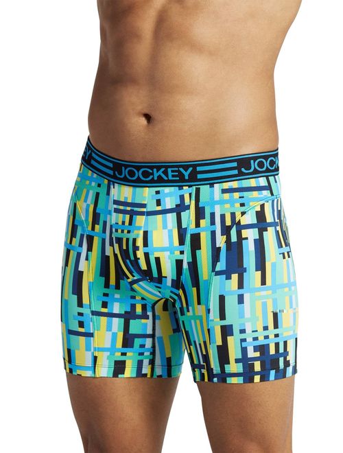 Jockey Men's Underwear Sport Cooling Mesh Performance Boxer Brief