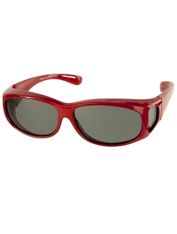 LensCovers Sunglasses Wear Over Prescription Glasses Extra-Small Size, Polarized.