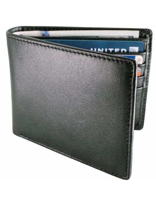 Wallets For Men RFID Blocking | Mens Leather Bifold Wallet | Genuine Leather | Extra Capacity | By Stay Fine