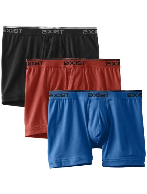 2(X)IST Men's Cotton Stretch Boxer Brief Multipack