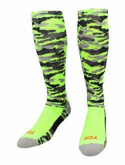 TCK Sports Elite Performance Over The Calf Camo Socks