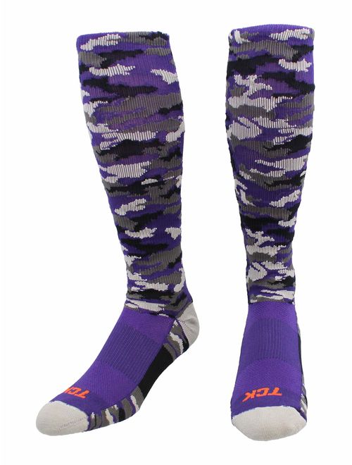 TCK Sports Elite Performance Over The Calf Camo Socks