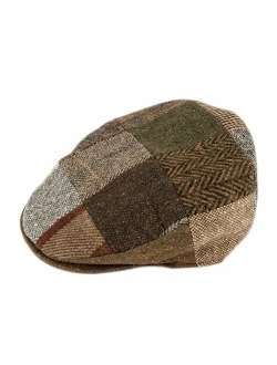 Hanna Hats Men's Donegal Tweed Vintage Cap