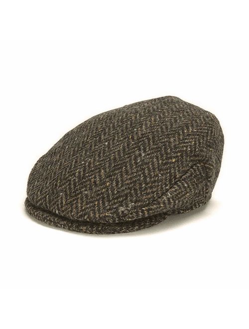 Hanna Hats Men's Donegal Tweed Vintage Cap