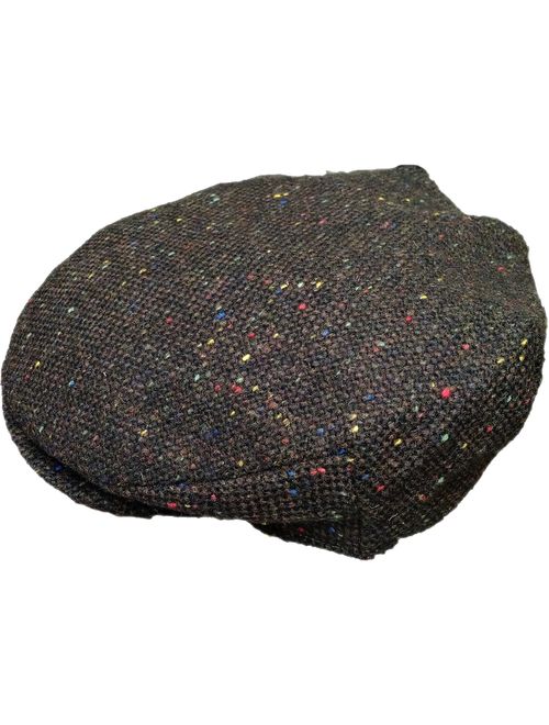 Hanna Hats Men's Donegal Tweed Vintage Cap