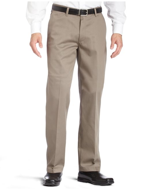 LEE Men's Stain Resistant Relaxed Fit Flat Front Pant