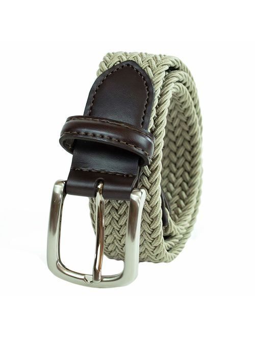 Dockers Big Boys Adjustable Braided Elastic-Web Stretch Belt