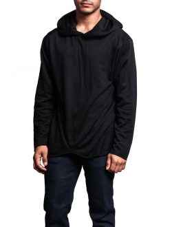 Victorious Men's Long Length Cloak Cardigan Hoodie