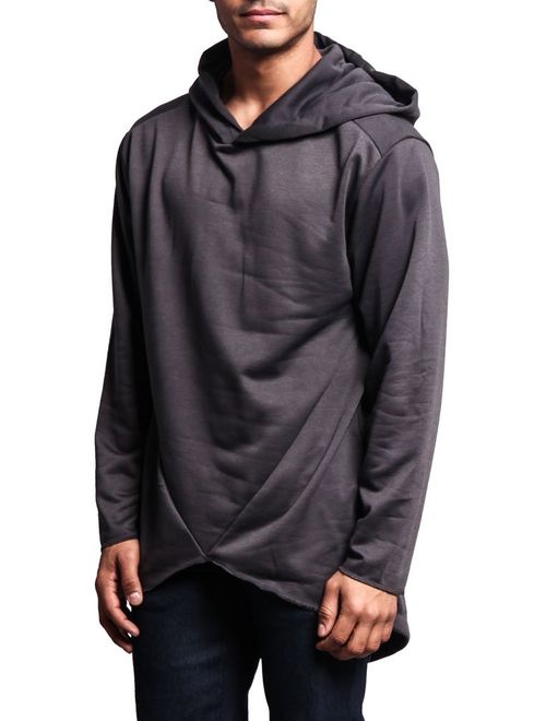 Victorious Men's Long Length Cloak Cardigan Hoodie