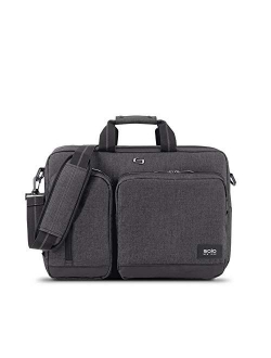 Solo Duane 15.6 Inch Laptop Hybrid Briefcase, Converts to Backpack